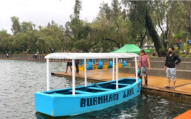 Boats in burnham lake